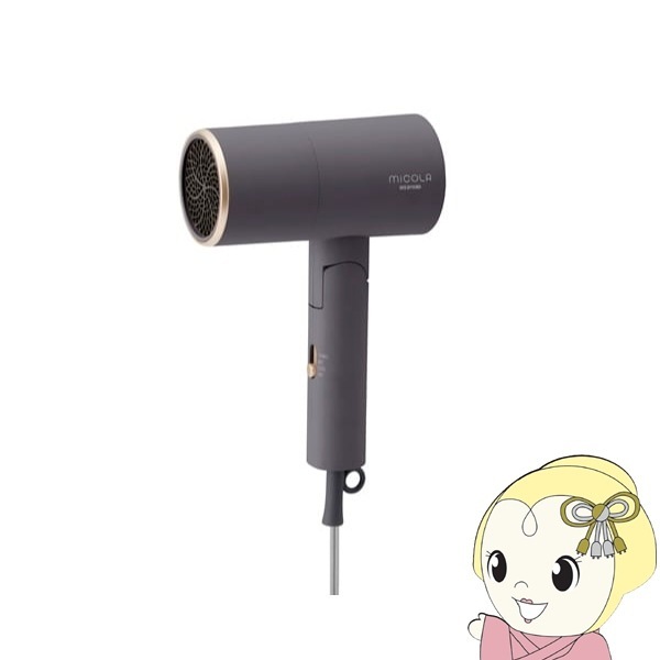 イオンドライヤー アイリスオーヤマ MiCOLA ダークグレー HDR-M201-H