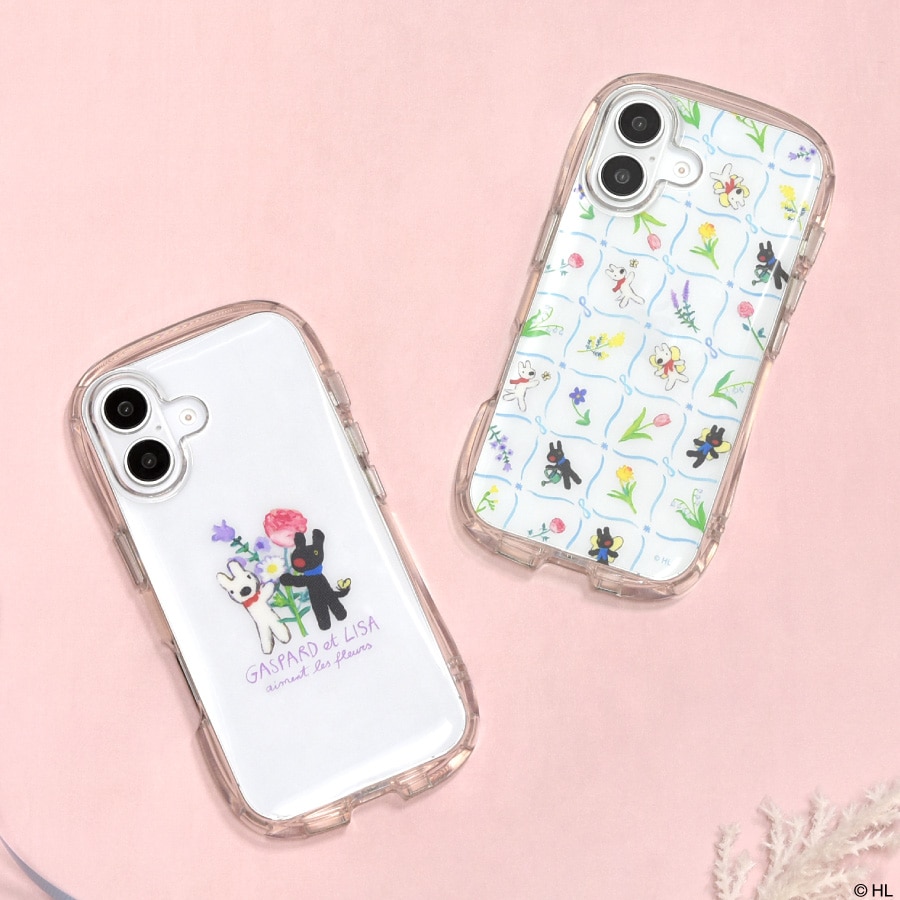 リサとガスパール iPhone16 対応 クリスタルクリアケース | 新着