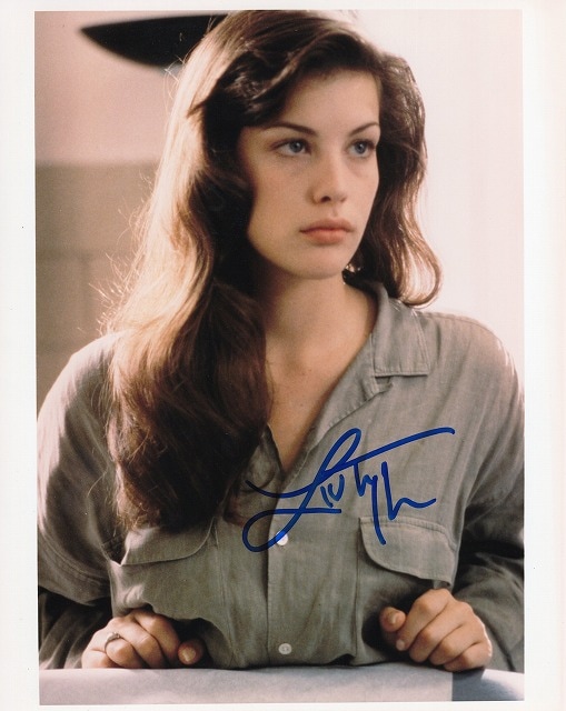 リヴ・タイラー直筆サイン入り写真□精神分析医J○UACCRD永久保証