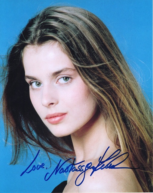 ナスターシャ・キンスキー直筆サイン入り写真□レッスンC/テス/パリ