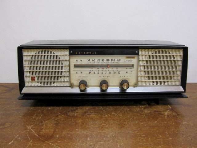 ER007 ナショナル 古い真空管ラジオ E-330 | 昭和レトロ,昭和レトロ