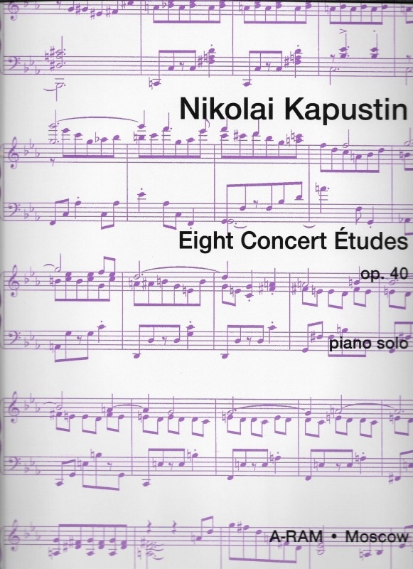 カプースチン：8つの演奏会用エチュード Op.40/A-RAM