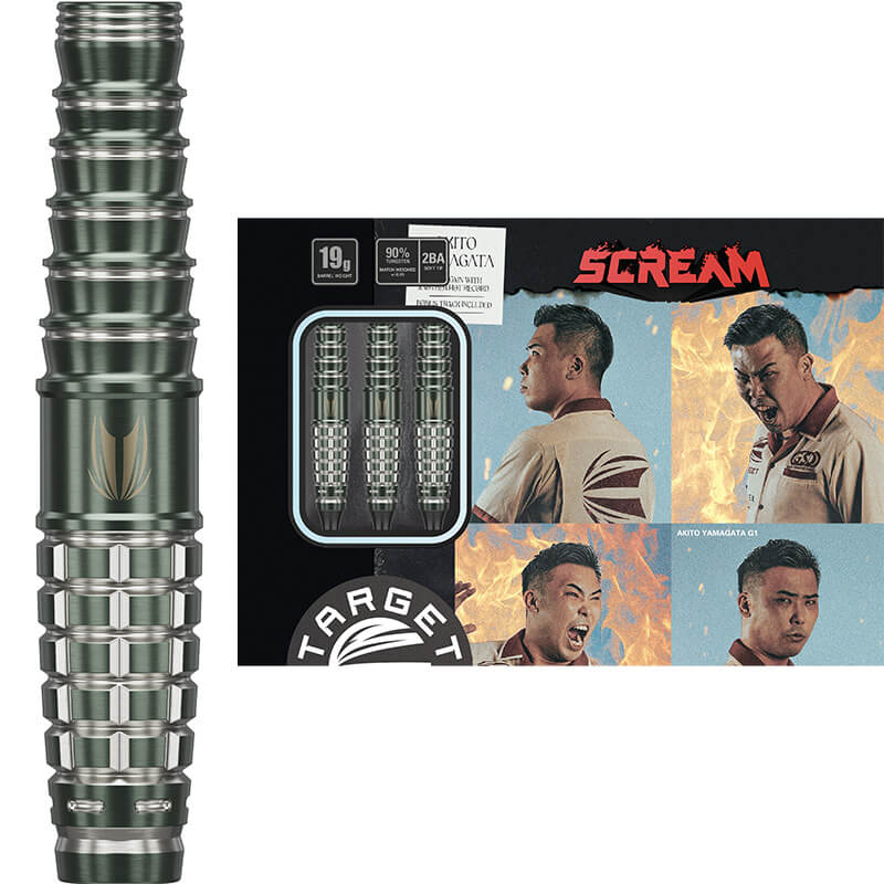 ターゲット SCREAM スクリーム 2BA19g 山形明人選手 ダーツ バレル