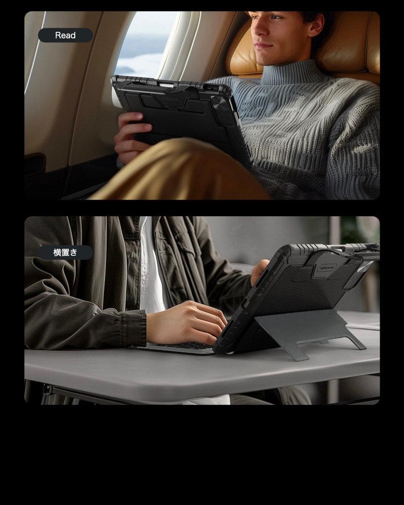 NILLKIN iPad 2025 キーボードケース iPad Pro 13インチ Pro 11インチ