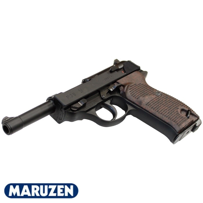 マルゼン ワルサーP38 BK ガスブローバック | ガスハンドガン本体