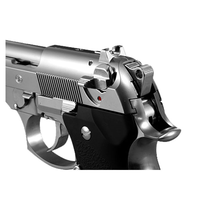 M92F クロームステンレスモデル ガスブローバック | ガスハンドガン