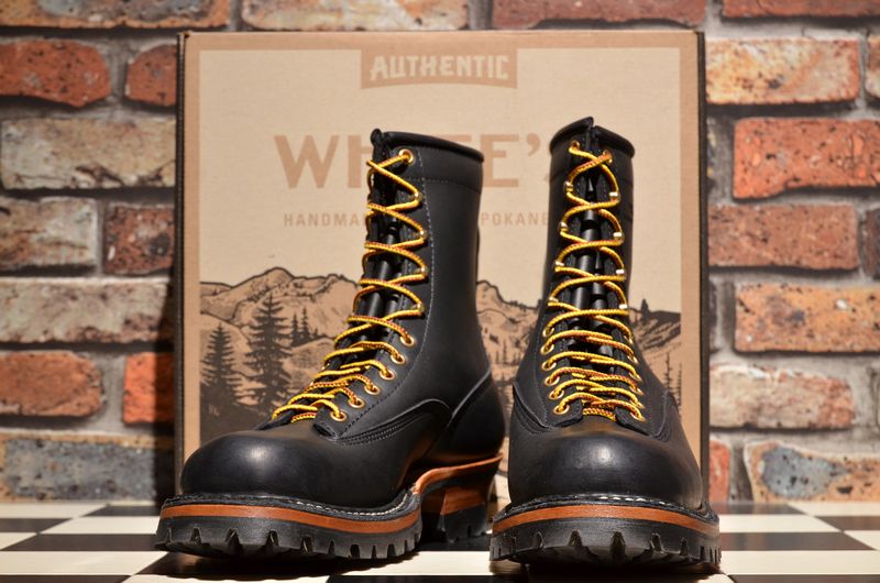 ホワイツ スモークジャンパー 8.0E ブラック 8