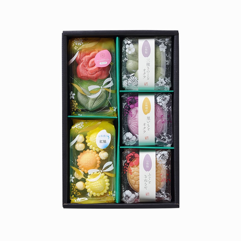 花椀・花一りん・浮き花最中詰合せ：5個入り | すべての商品 | 商品