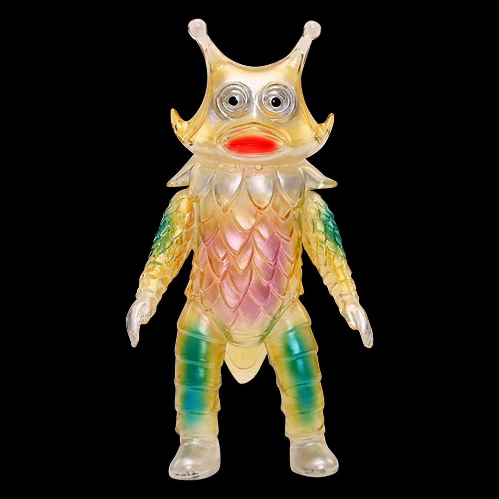 ソフビ】【ブルマァク】ギロ星獣（クリア）/BULLMARK ブルマアク｜墓場