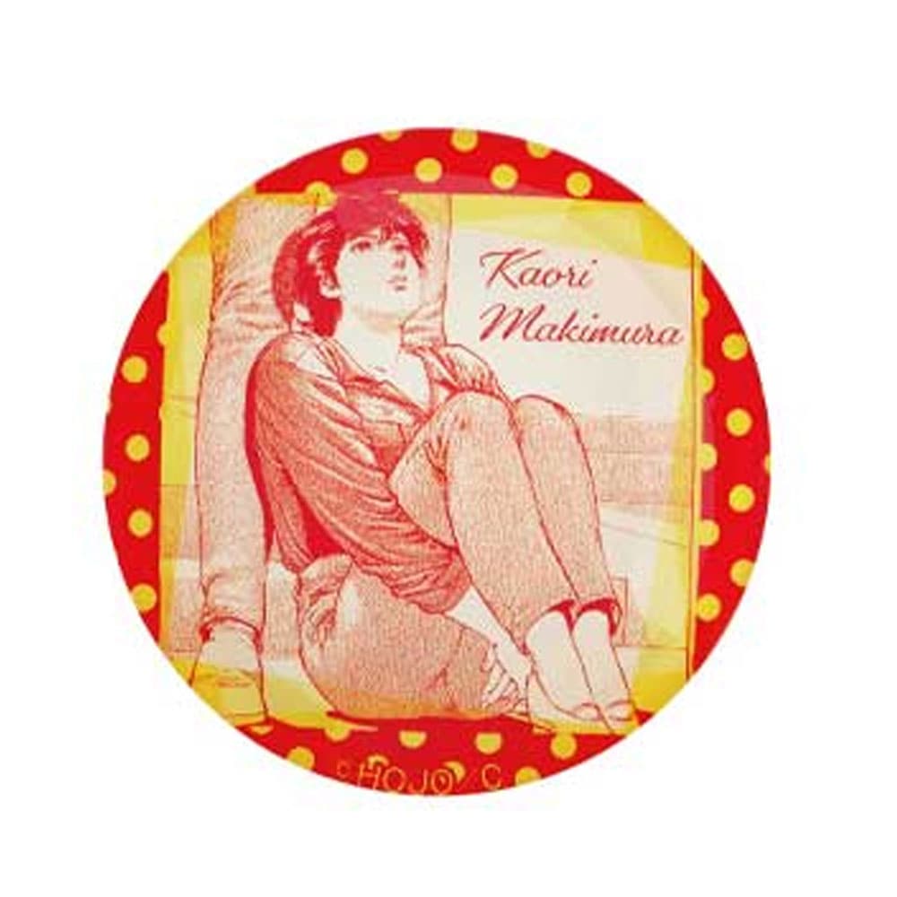 シティーハンター/見上げる香 ガラスマグネット/冴羽リョウ 槇村香