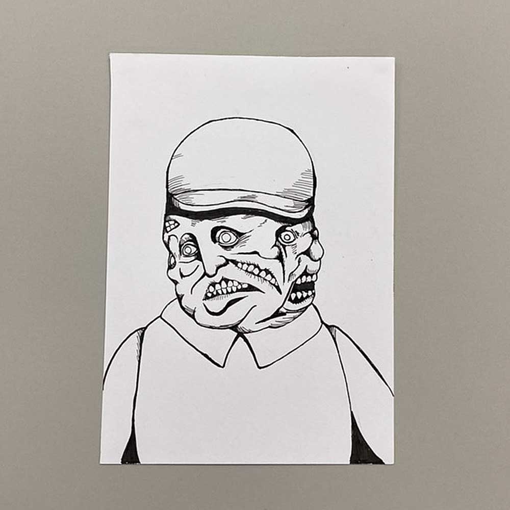 暗黒エンターテイメント/中野広道(小サイズ)/原画｜墓場の画廊ONLINE STORE