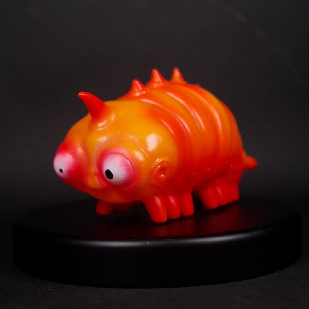 暗黒エンターテイメント/ソフビ/日野日出志 毒虫小僧/オレンジ｜墓場の