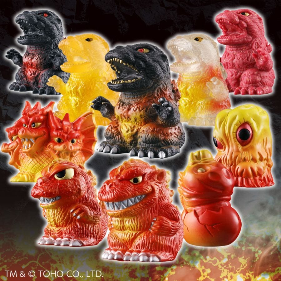 ソフビ/PLEX/ゴジラ ミニソフビクロニクル（バーニングレッド