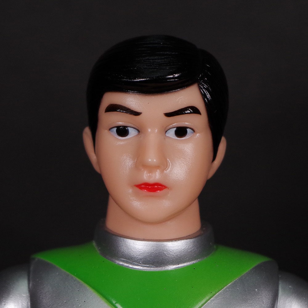 ソフビ】【ブルマァク】20マスク取れミラーマン（シルバー）/BULLMARK