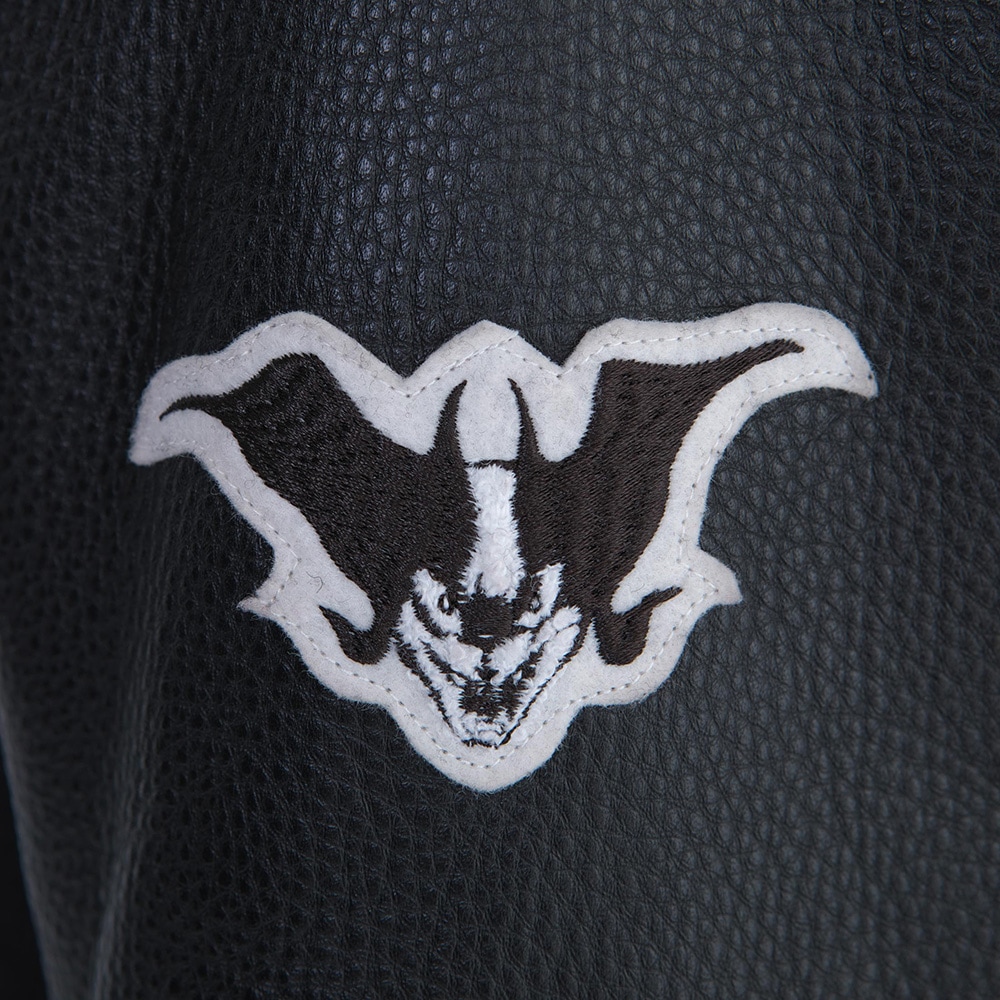 デビルマン/スタジアムジャンパー限定版/不動明 刺繍 袖部分革仕様