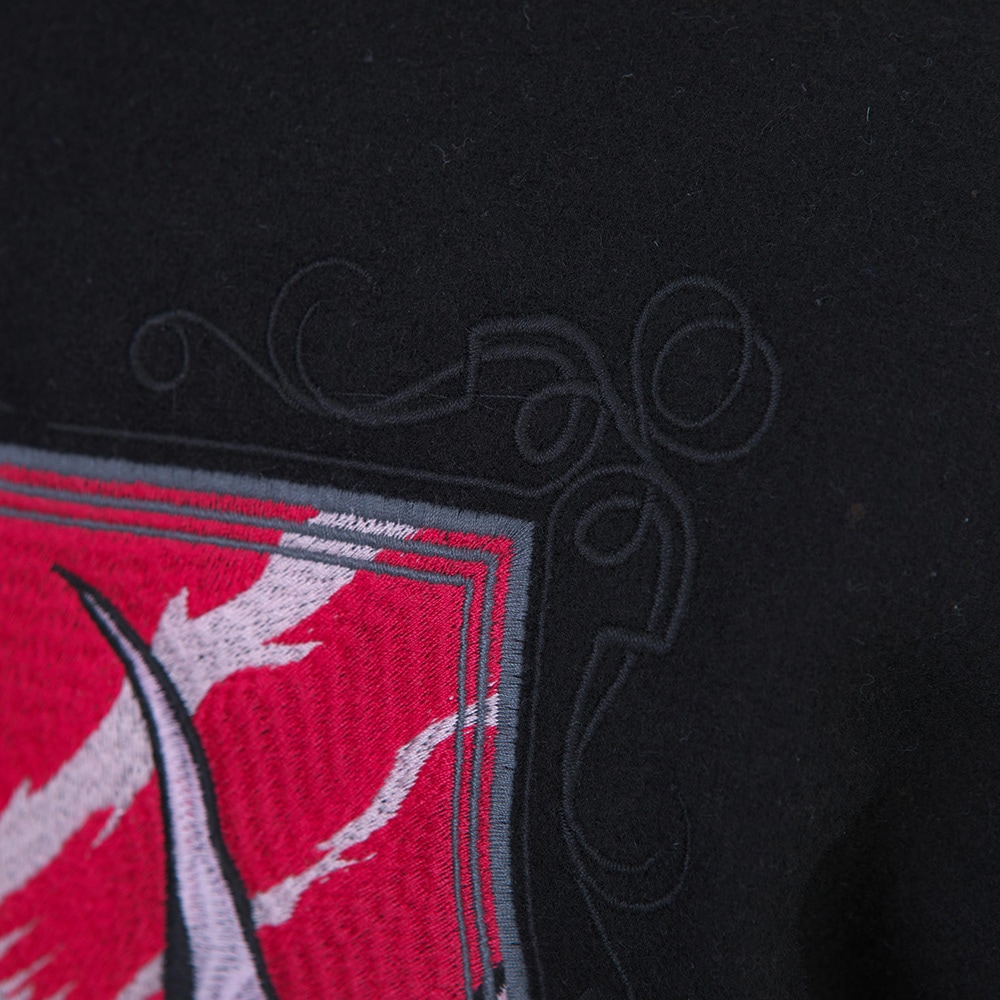 デビルマン/スタジアムジャンパー限定版/不動明 刺繍 袖部分革仕様