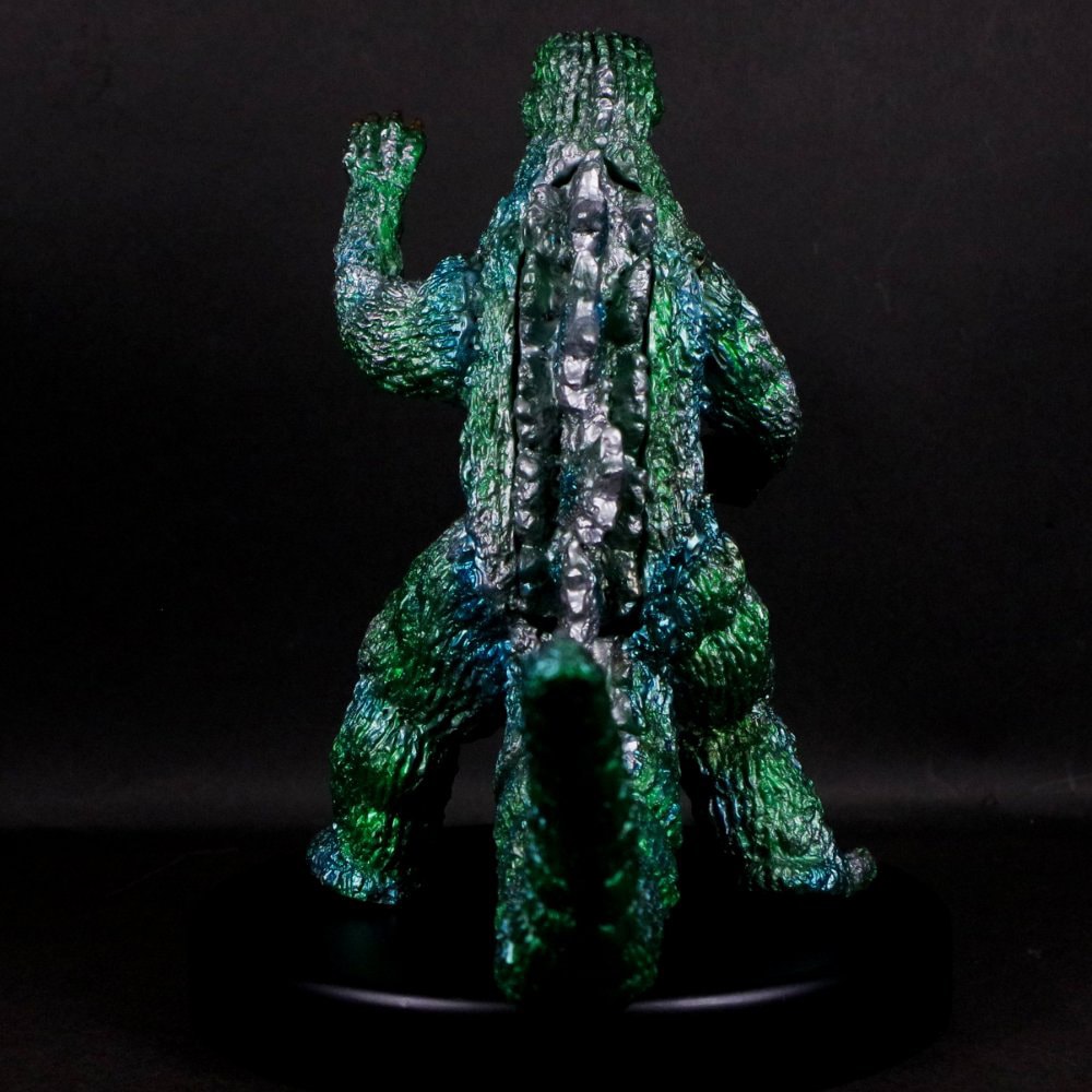 ソフビ/てんつく工芸/ゴジラ(1973) ソフビキット/メタリックグリーン