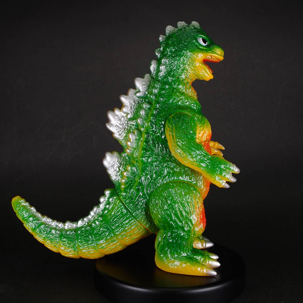 ソフビ】【ブルマァク】ゴジラ50（グリーン）/BULLMARK ブルマアク