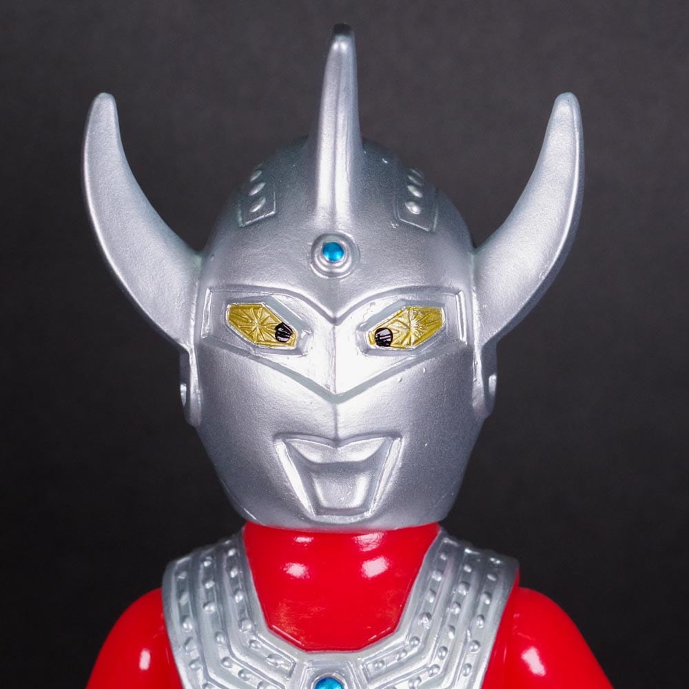 ソフビ/ブルマァク BULLMARK/マスク取れSウルトラマンタロウ/シルバー