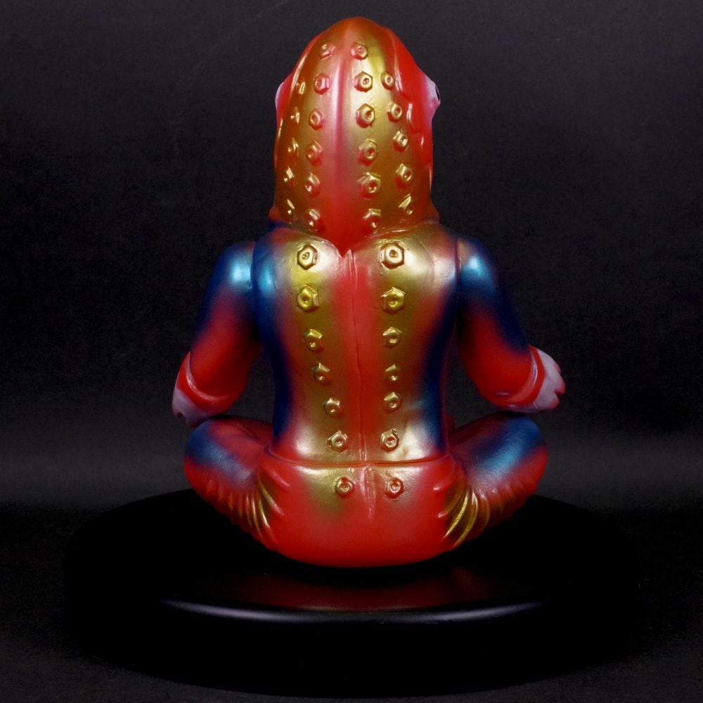 ソフビ/ブルマァク BULLMARK/メトロン星人 ちゃぶ台付き/レッド｜墓場