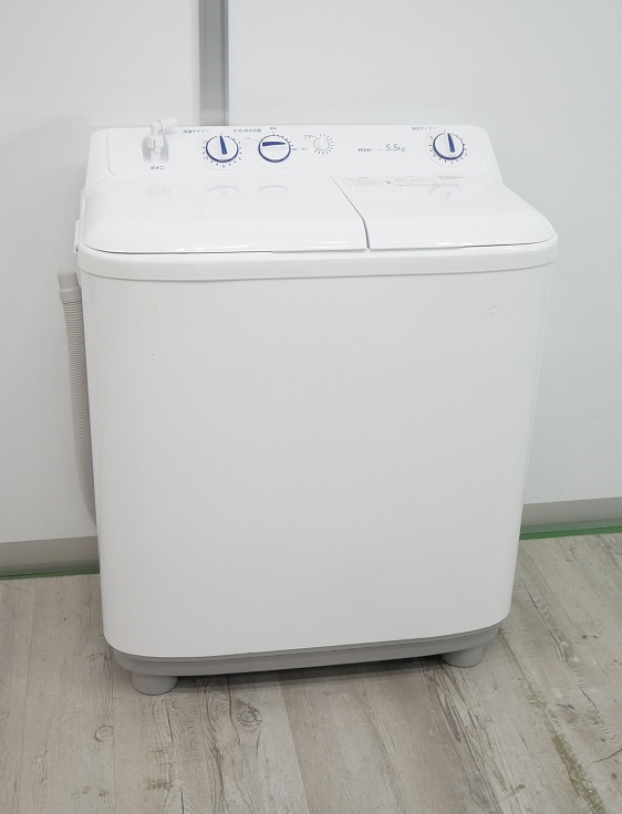 Haier製/2021年式/5.5kg/二槽式電気洗濯機/JW-W55F | 中古洗濯機,二層