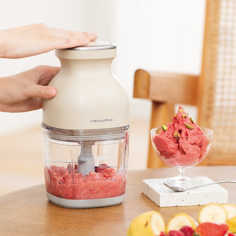 レコルト コードレス カプセルカッターボンヌ 《クリームホワイト