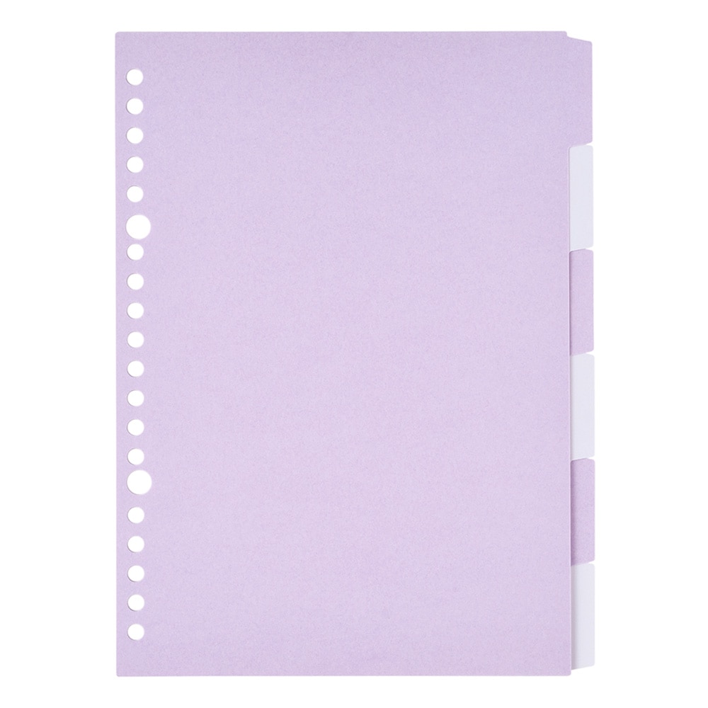 kukuru ククル A5 インデックスシート(グリーン,ラベンダー,イエロー