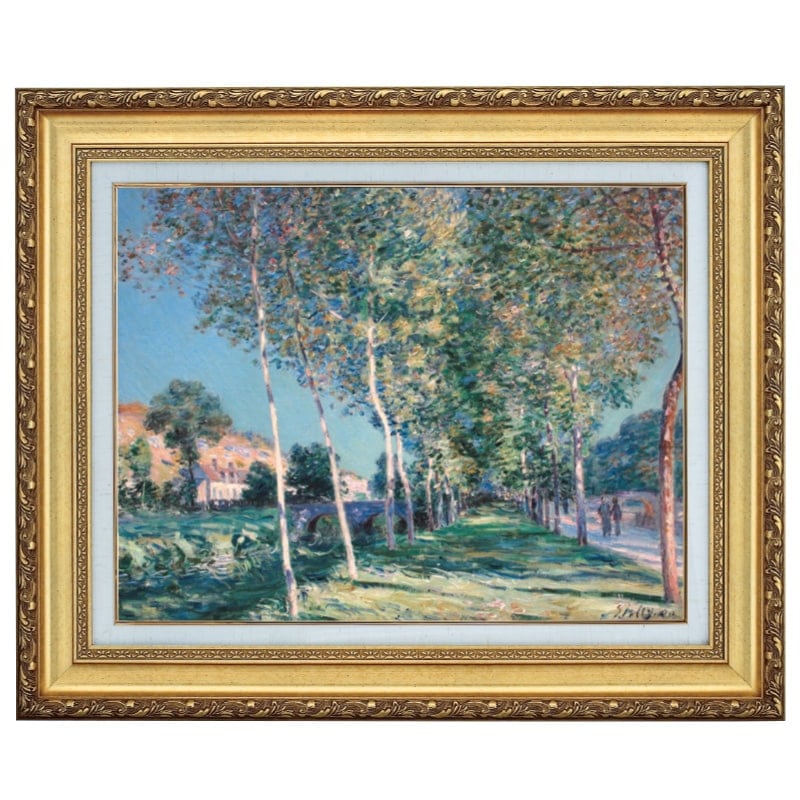 立体複製名画 シスレー「モレのポプラ並木」10号 : アートの友社 立体