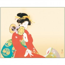 上村松園『新蛍』掛軸 : アートの友社 上村松園『新蛍』掛軸 112482