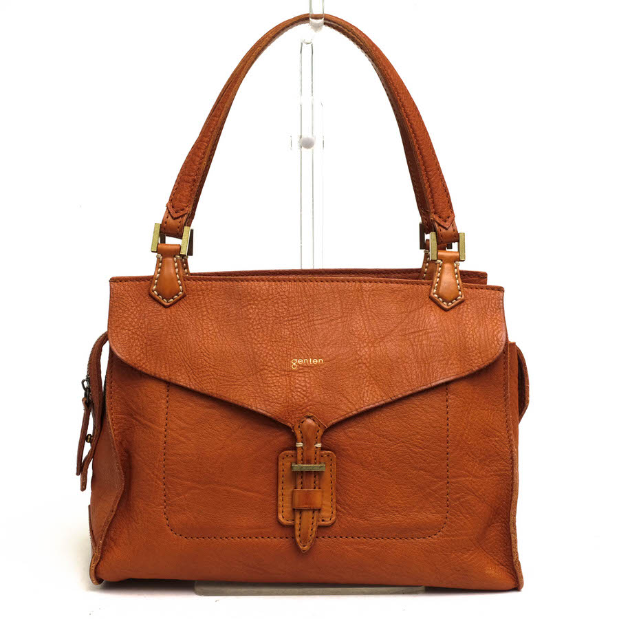 genten 48001 CERCHI チェルキ / ゲンテン 牛革 ブラウン 茶 トート