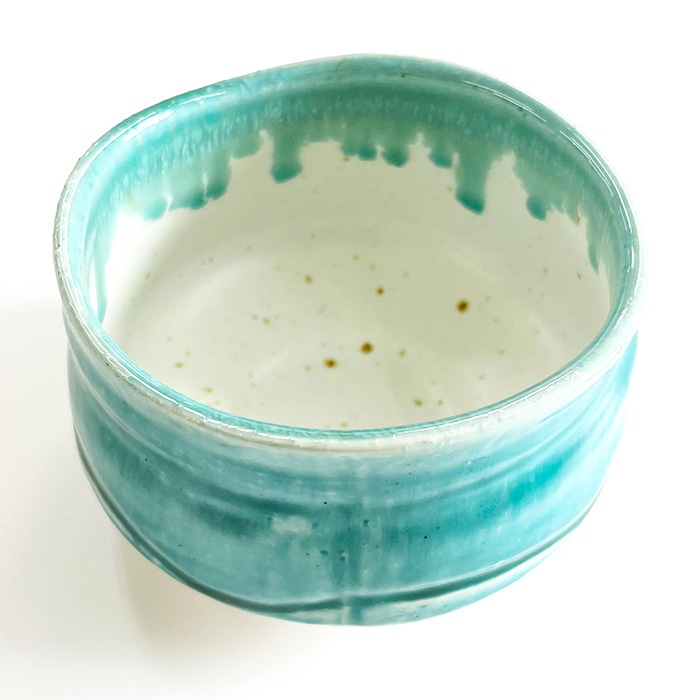茶道具 抹茶茶碗 美濃焼 ルコ釉（M-1434）
