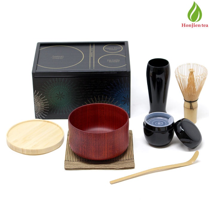 茶道具 セット 遊茶箱 【 黒掻合（ブラック）/華美 】（メーカー直送品