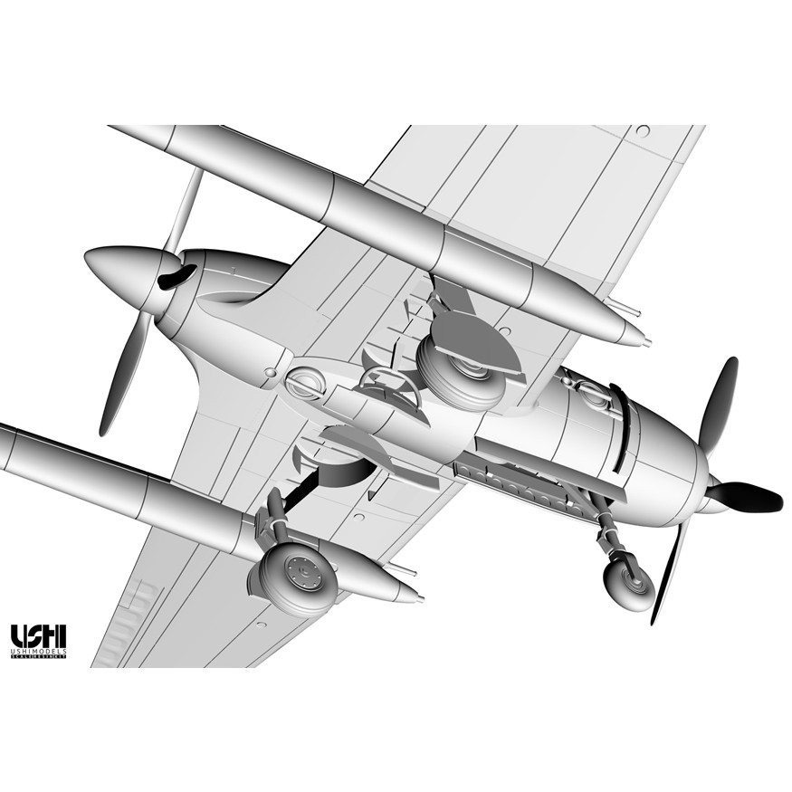 A7202 大日本帝国陸軍 試作高高度戦闘機 立川 キ94-I | ウシモデル