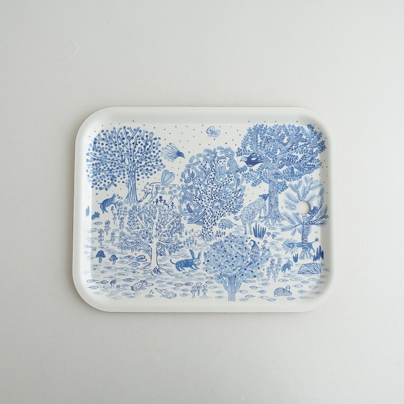 美品】ミナペルホネン mina perhonen imagine トレイ 大 (ac84-2405-87