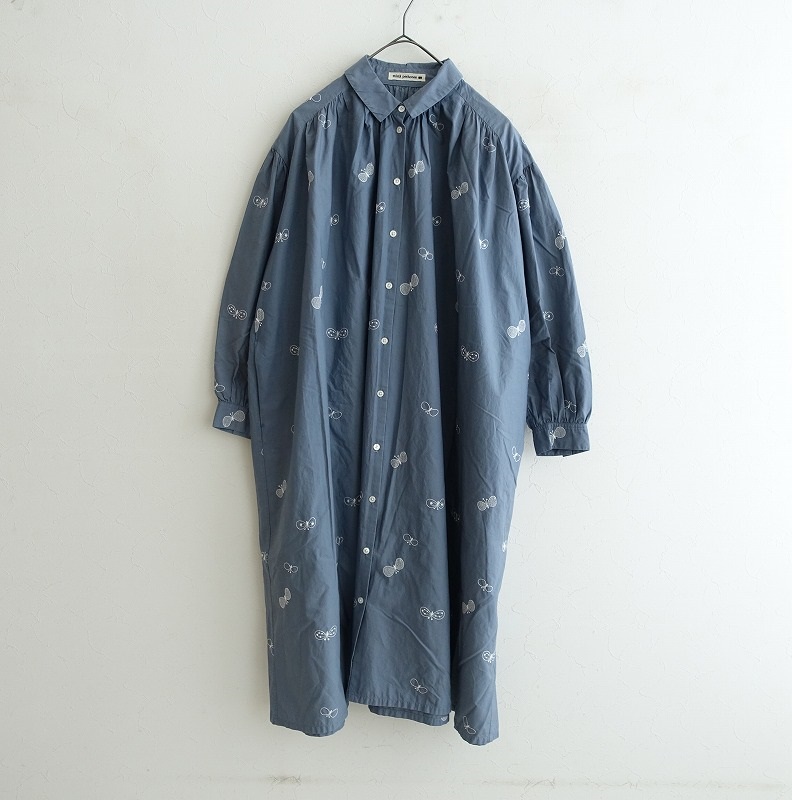 定価6.3万】ミナペルホネン mina perhonen choucho コットン刺繍