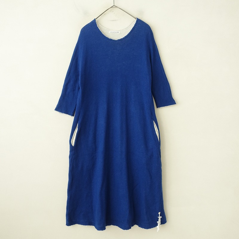 ミナペルホネン mina perhonen doze カシミヤ接結ニットドレス