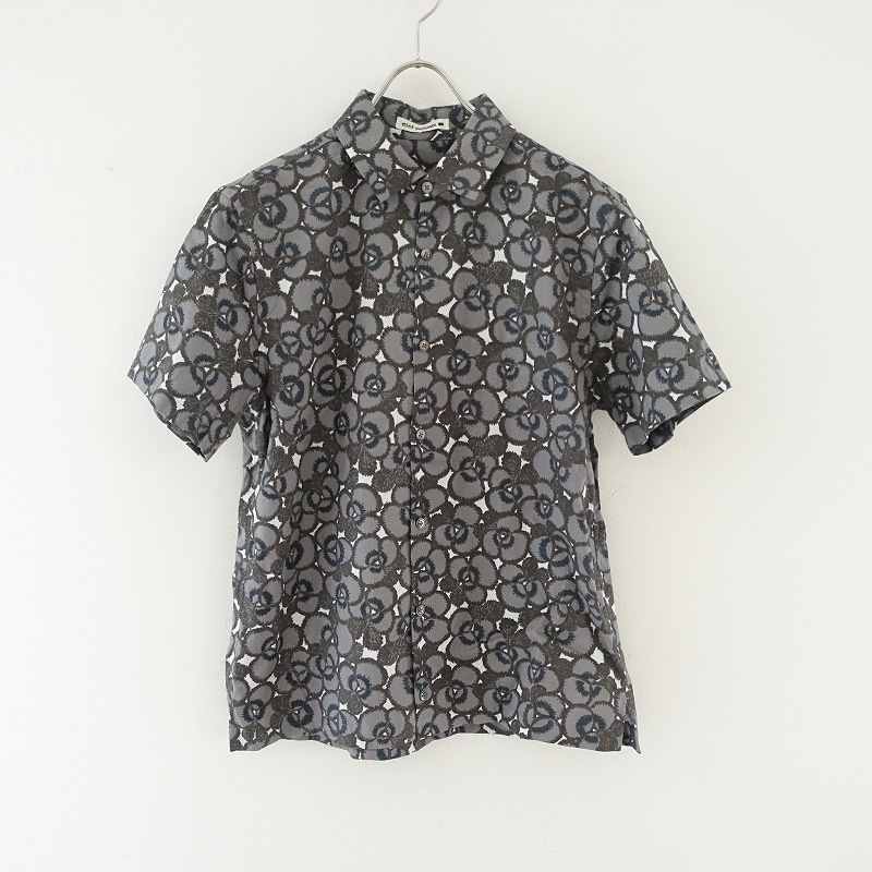 メンズ】ミナペルホネン mina perhonen sumile コットンプリント半袖