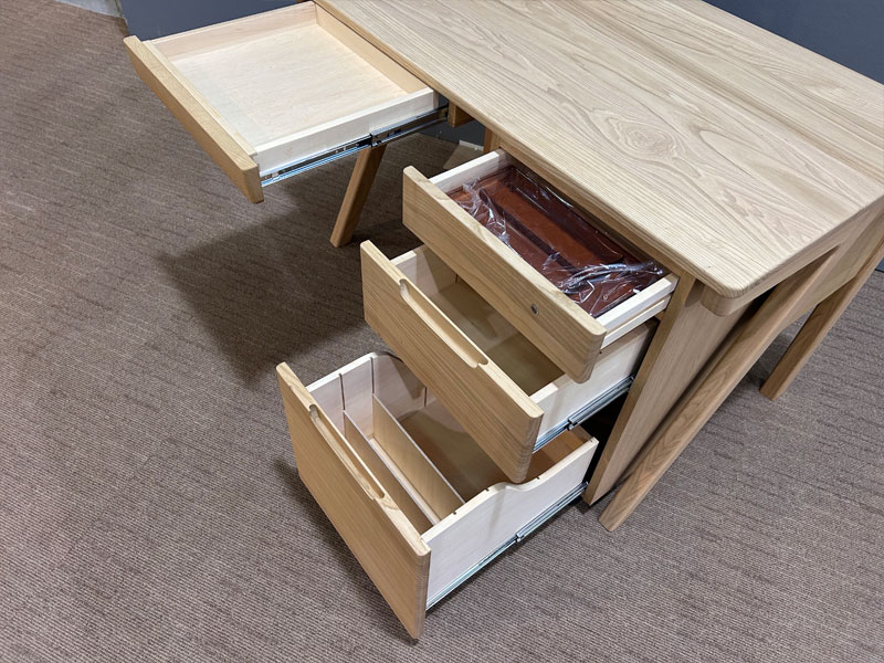 カリモク家具】学習デスクセット「SU3300 1500」クリ材/アウトレット