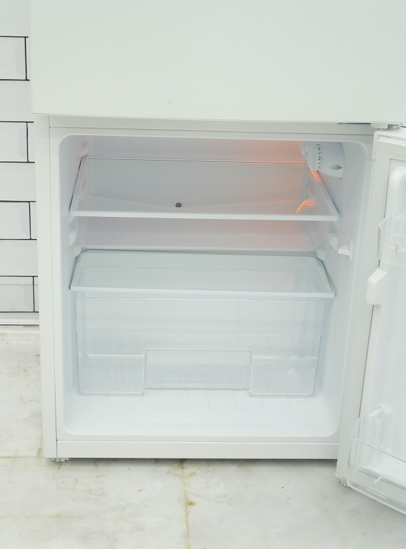 オーヤマ2024年式87L中古冷凍冷蔵庫 PRC-B092D-W