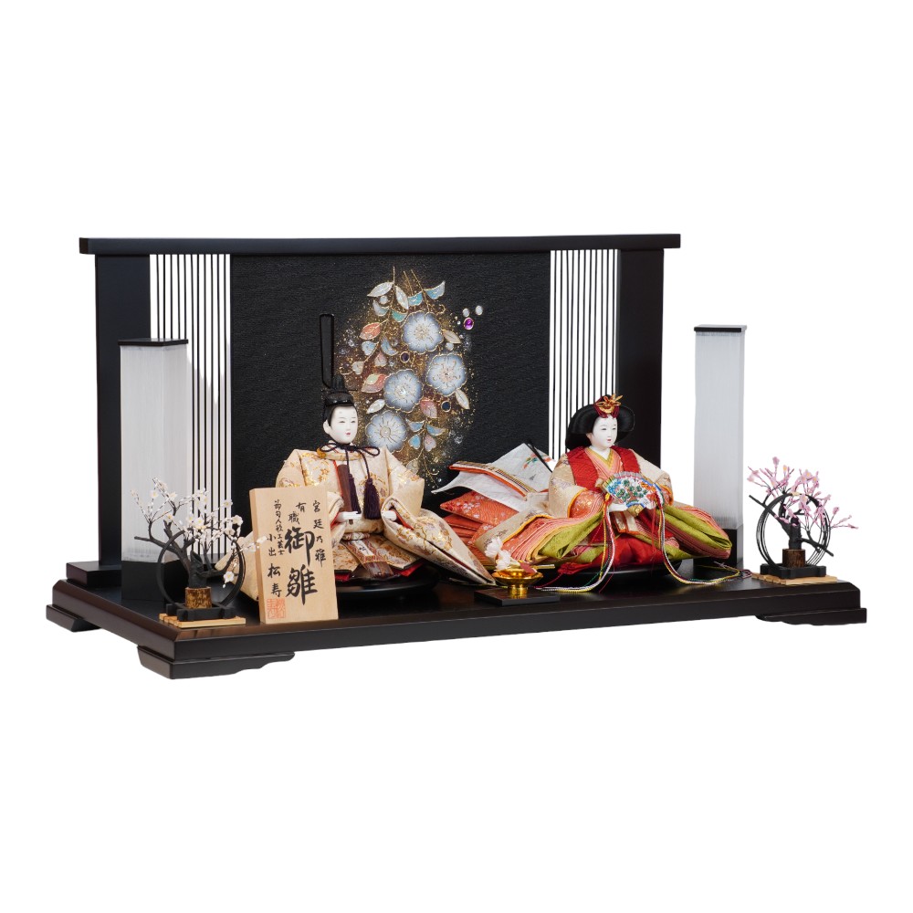 雛人形】京十番 平安 円華壱年文様 親王飾り | 小出松寿作 ｜雛人形