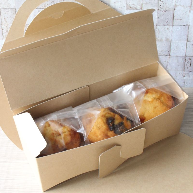 クラフトキャリーアーチBOX 大 66×330（10枚/150枚入） | 焼き菓子
