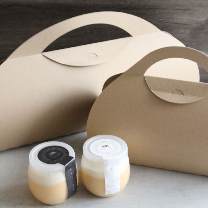 クラフトキャリーアーチBOX 大 66×330（10枚/150枚入） | 焼き菓子