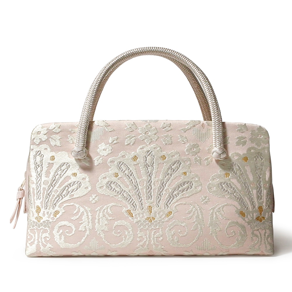 葵バッグ「花冠文」｜和装バッグ 着物用バッグ