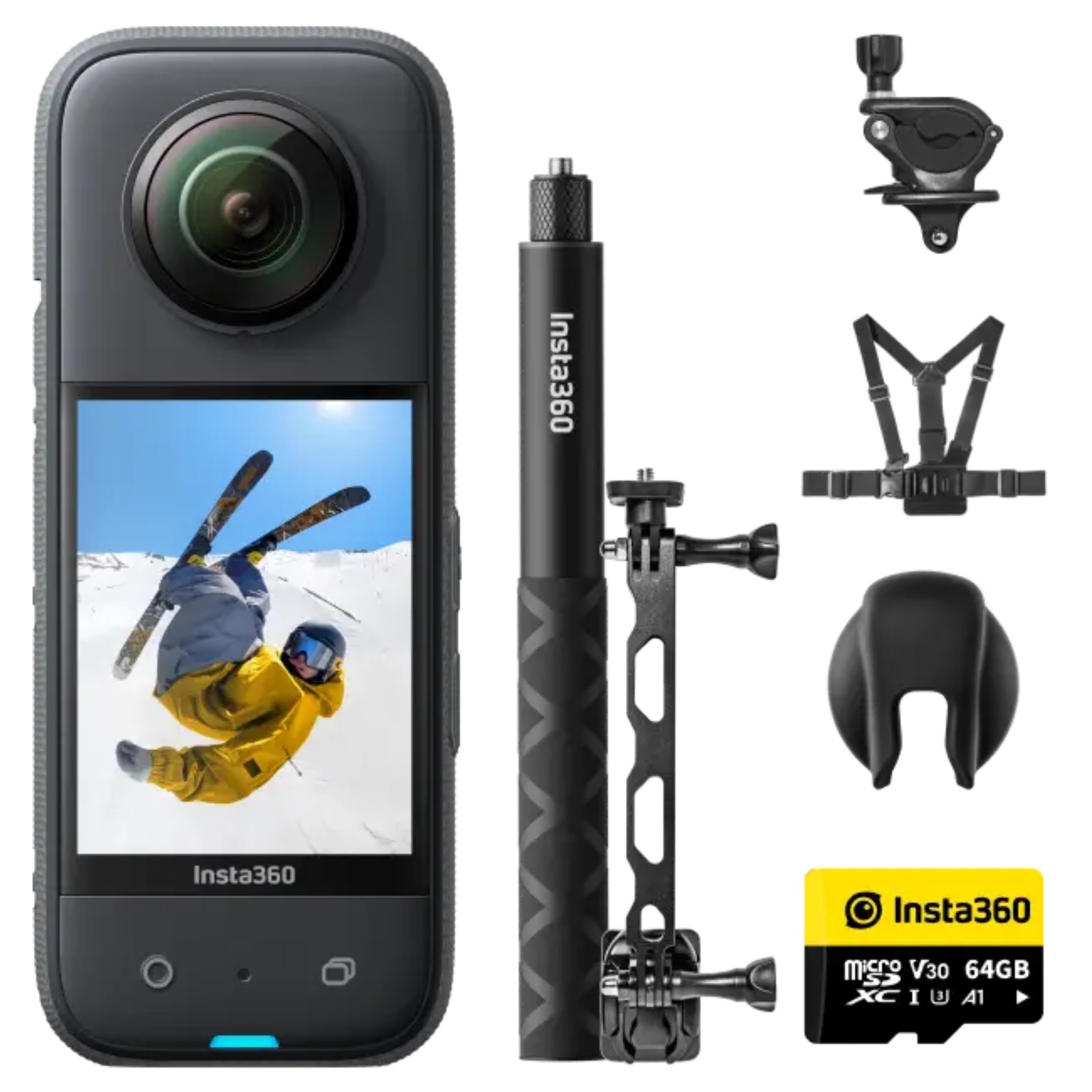 Insta360 X3 スキー撮影キット 正規代理店 インスタ 360 114cm見え