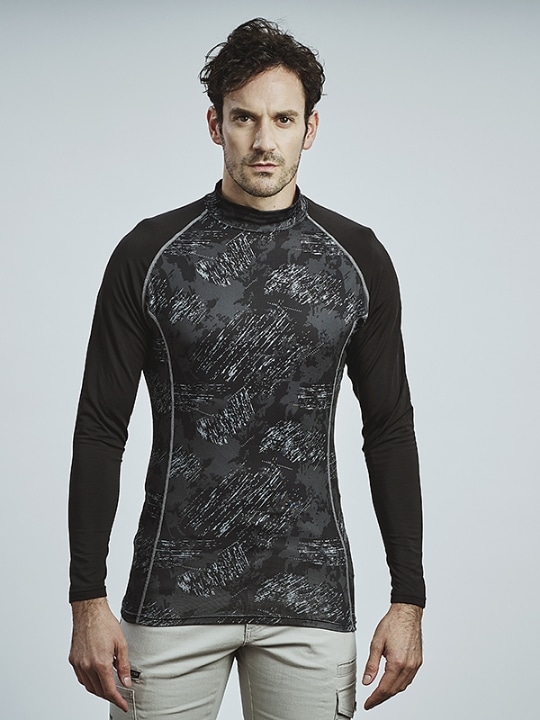 Jawin】 58234 ハイネックロングスリーブ[秋冬]＜名入れ刺繍加工不可