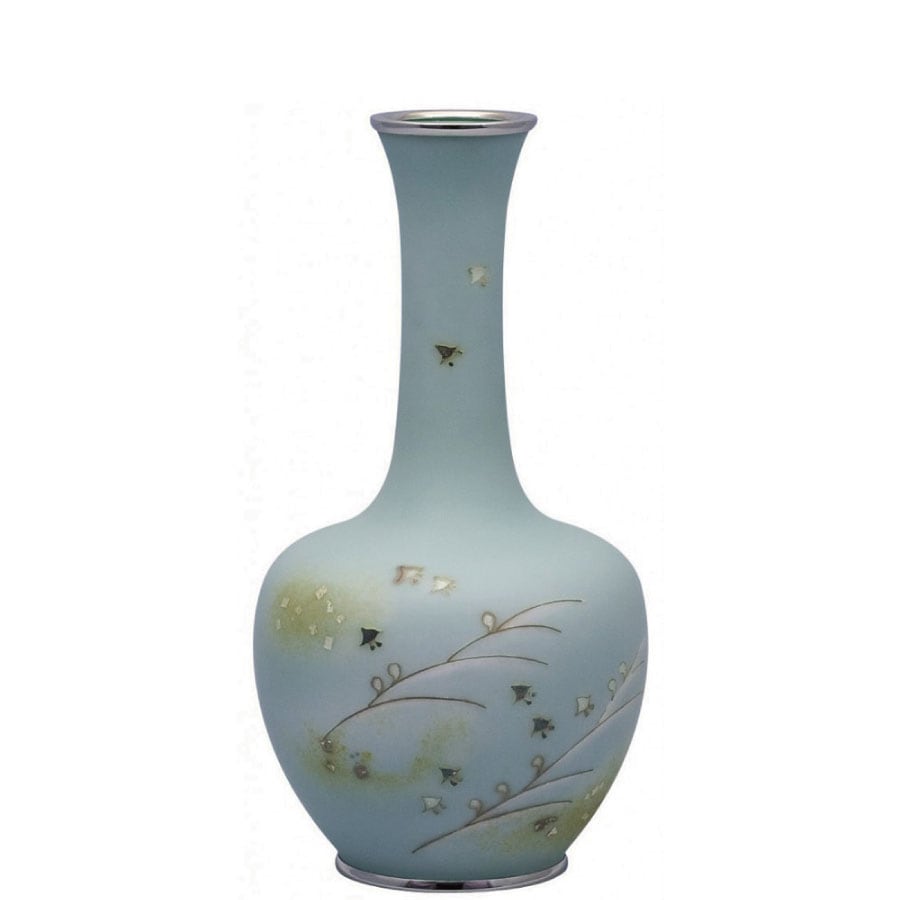 七宝焼き 花瓶（田村丈雅 作） 80号 鶴首 (H24) 千鳥 | 花瓶 | 伝統