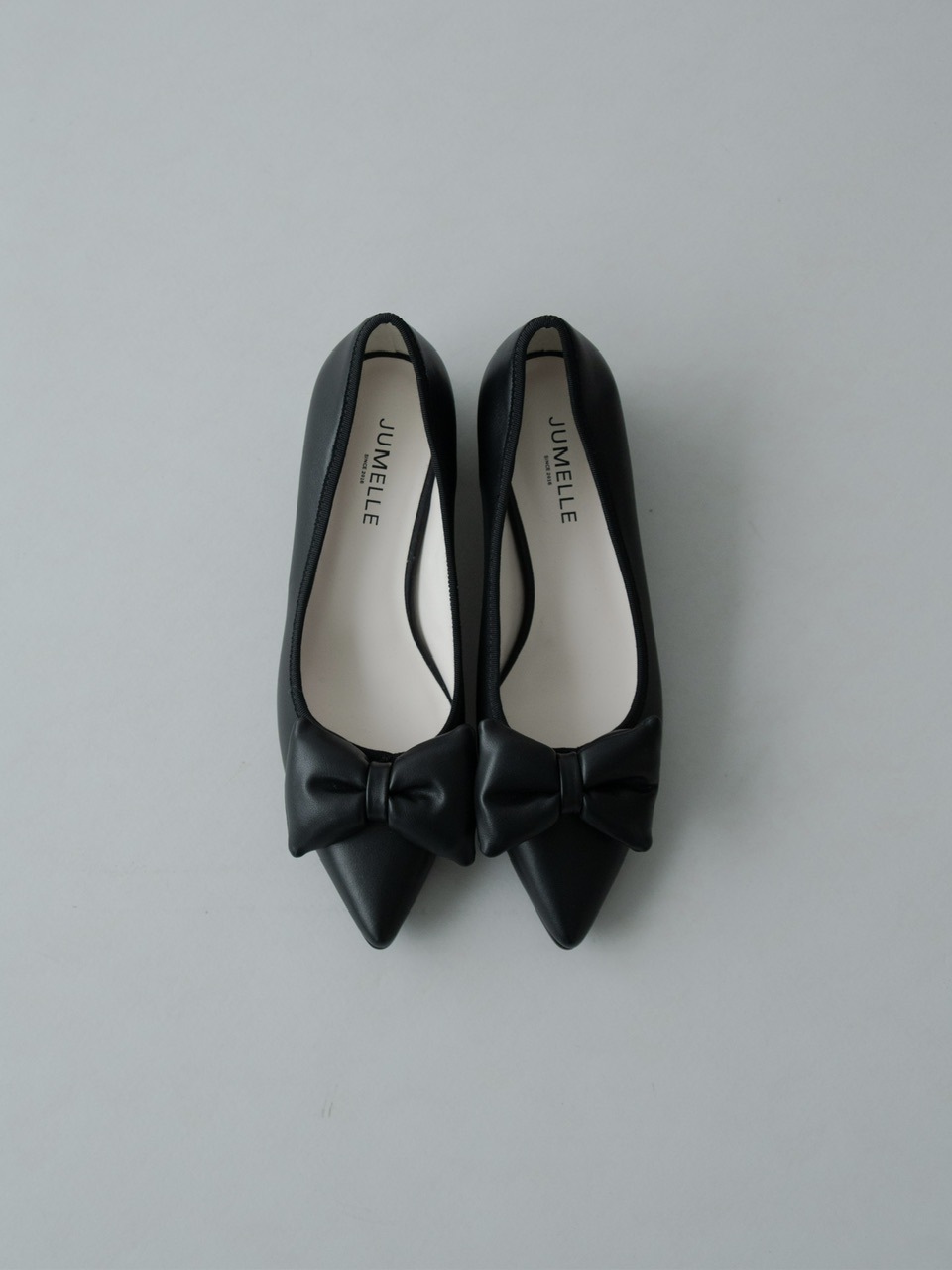 OHGA オーガ ビッグリボンパンプス ブラック 24cmohga リボン パンプス