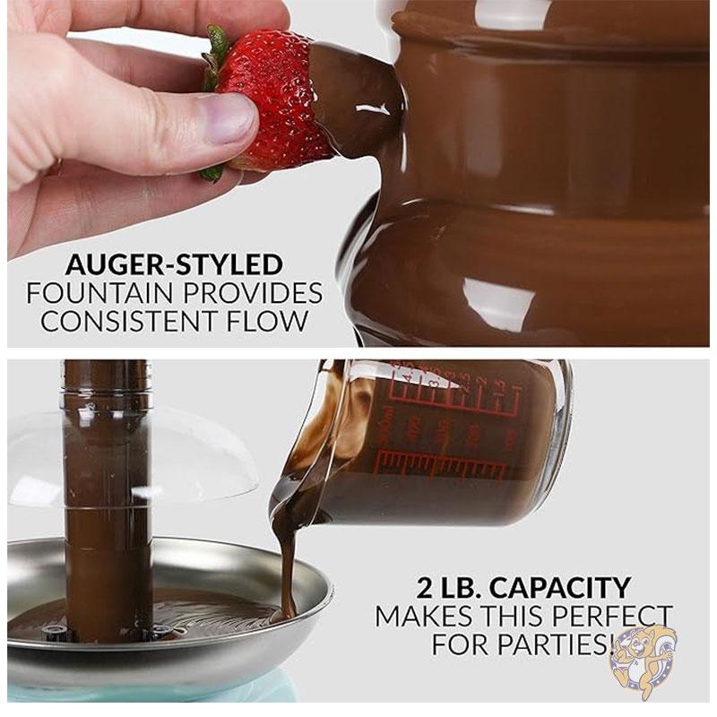 ノスタルジア チョコレートフォンデュ ファウンテンマシン 4段 レトロ