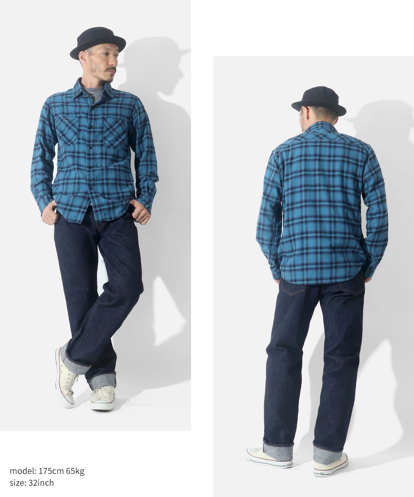 15oz Selvedge Straight Button Fly Denim / 15ozセルビッチ