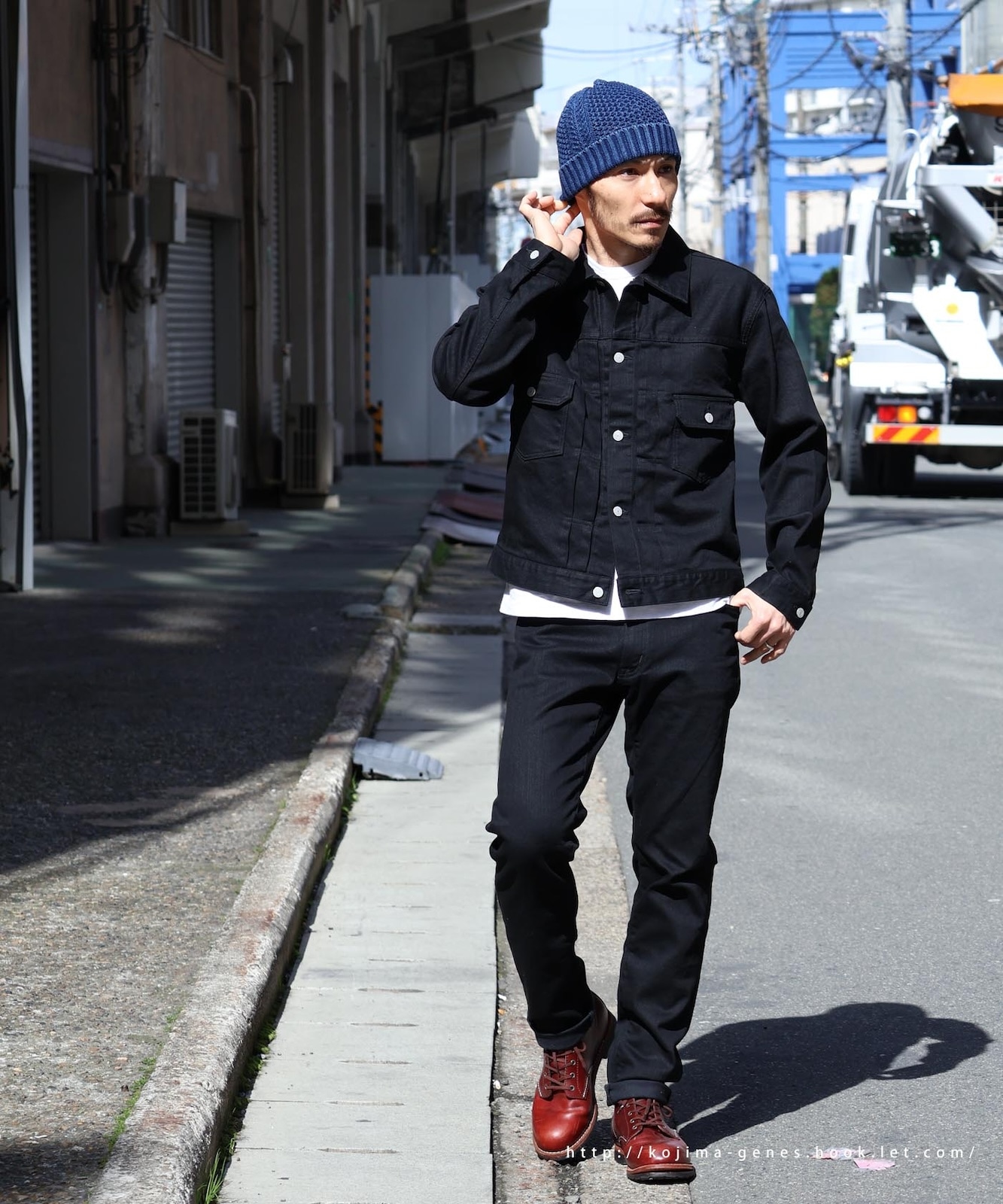 Stretch Black Denim 2nd Jacket / ストレッチブラックデニム 2nd